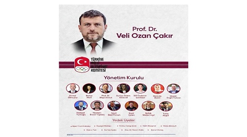 Gençlik ve Spor Bakanlığı Spor Hizmetleri Genel Müdürü Prof. Dr. Sayın Veli Ozan Çakır; Türkiye Millî Olimpiyat Komitesi Genel Kurulu’nda başkanlığa seçildi.